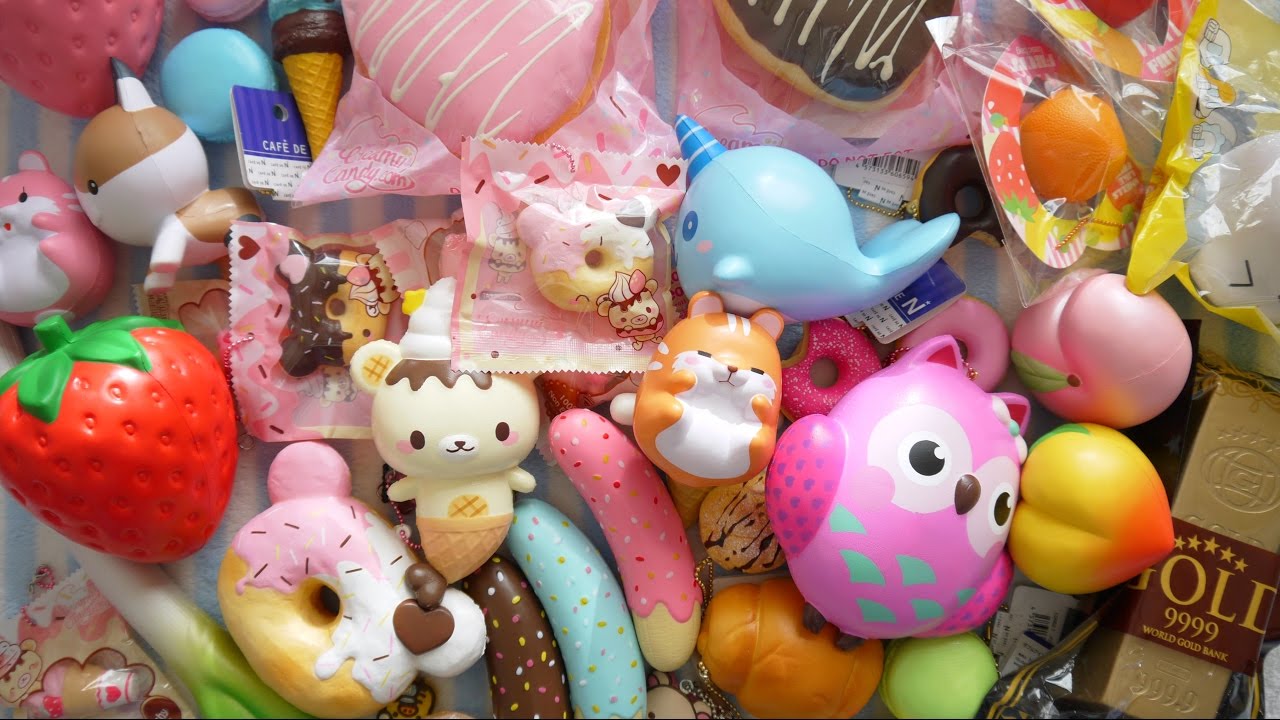 МНОГО СКВИШИ! Обзор набора CreamiiCandy Squishy + коллективная доставка Squishy