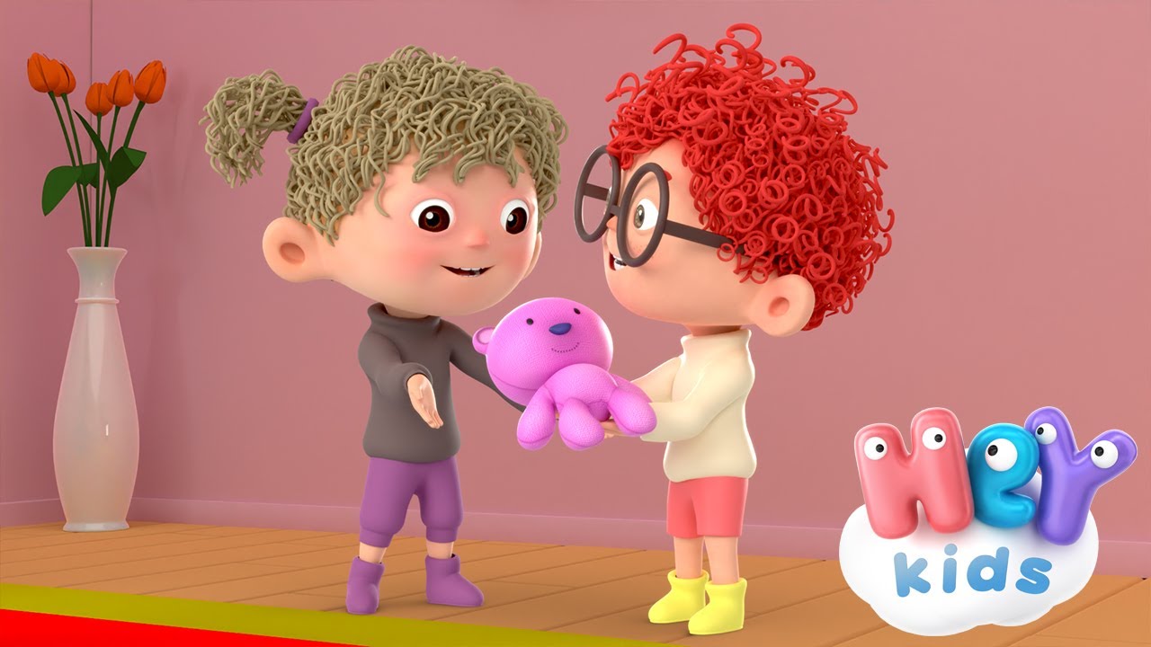 Dela med sig | Sånger för barn | HeyKids - Barnsånger på Svenska