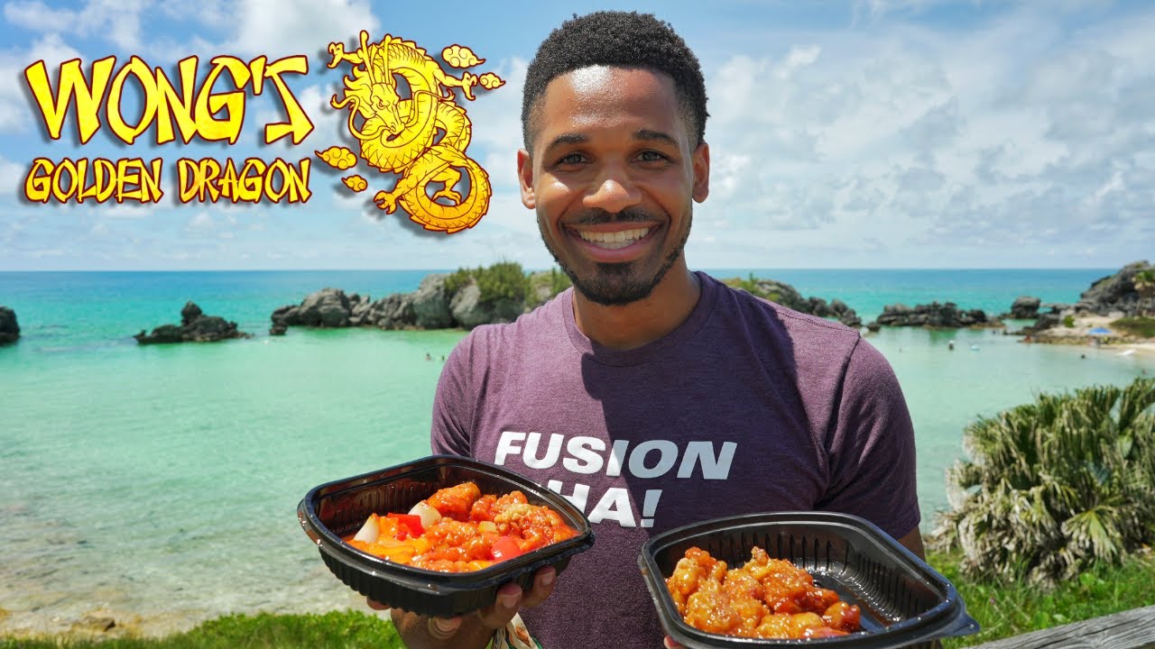 Best Chinese Food in Bermuda!? | Wong's Golden Dragon 🐲🥡🥢