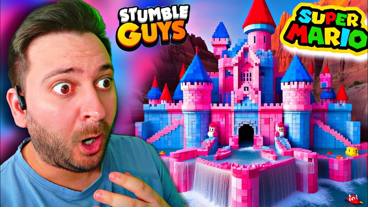 ⭐ SuperMario x STUMBLE GUYS!! ⭐ EL MEJOR MAPA JAMÁS CREADO EN STUMBLE GUYS!!