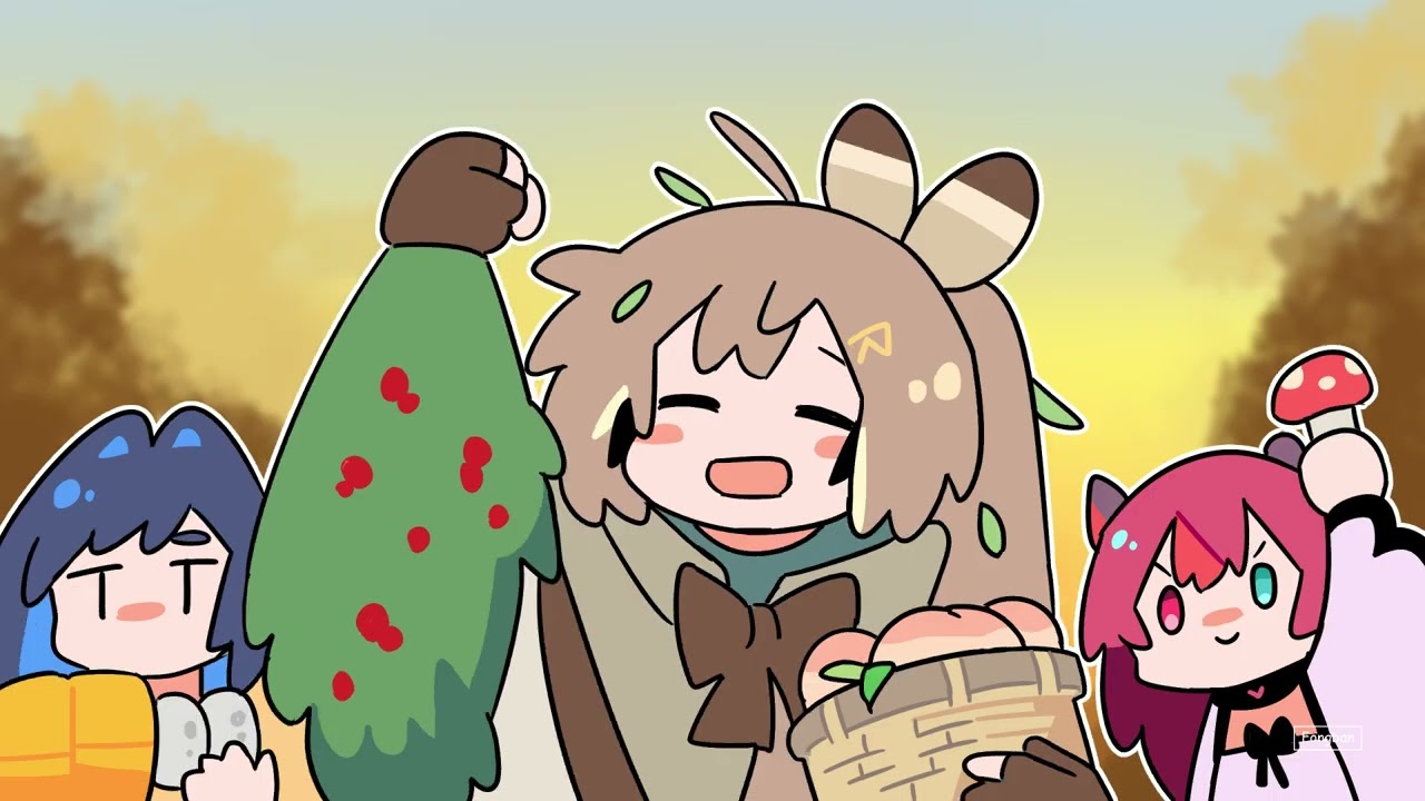 Happy MoomsBDay 🦉【Ceres Fauna/Ouro Kronii/Nanashi Mumei/Hakos Baelz/IRyS】【Hololive Animation】
