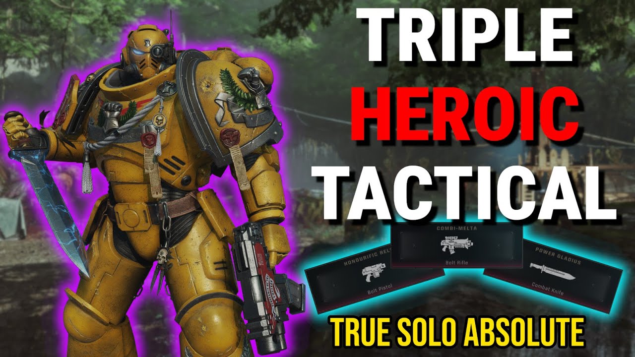 Triple Heroic Weapons Tactical ANNIHILATES Tyranid Swarms  - True Solo Absolute | Space Marine 2