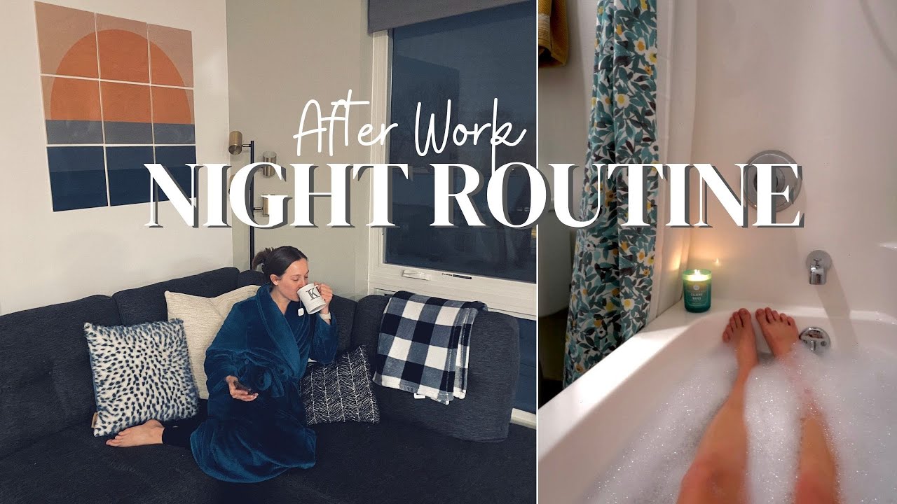 AFTER WORK NIGHT ROUTINE 2021 *Realistic* | Cozy Winter Evening Routine | Kathryn Yaccarino
