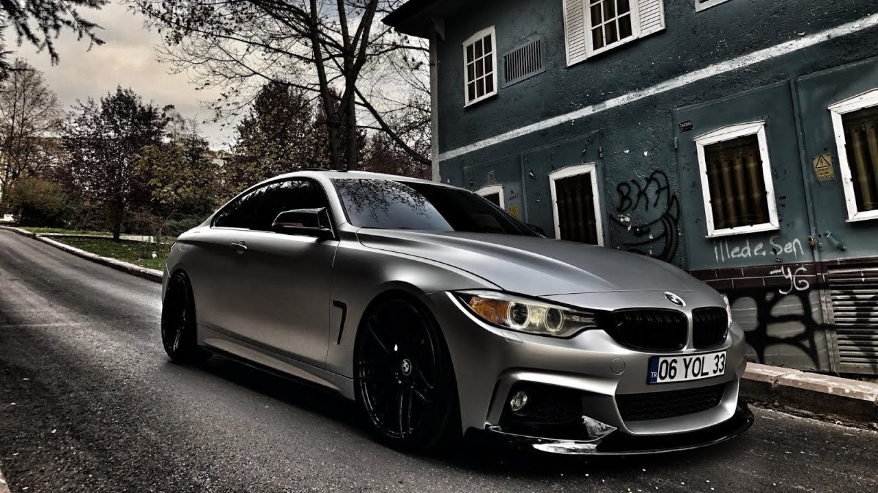 BMW 4 Series Mat Gri Krom Kaplama