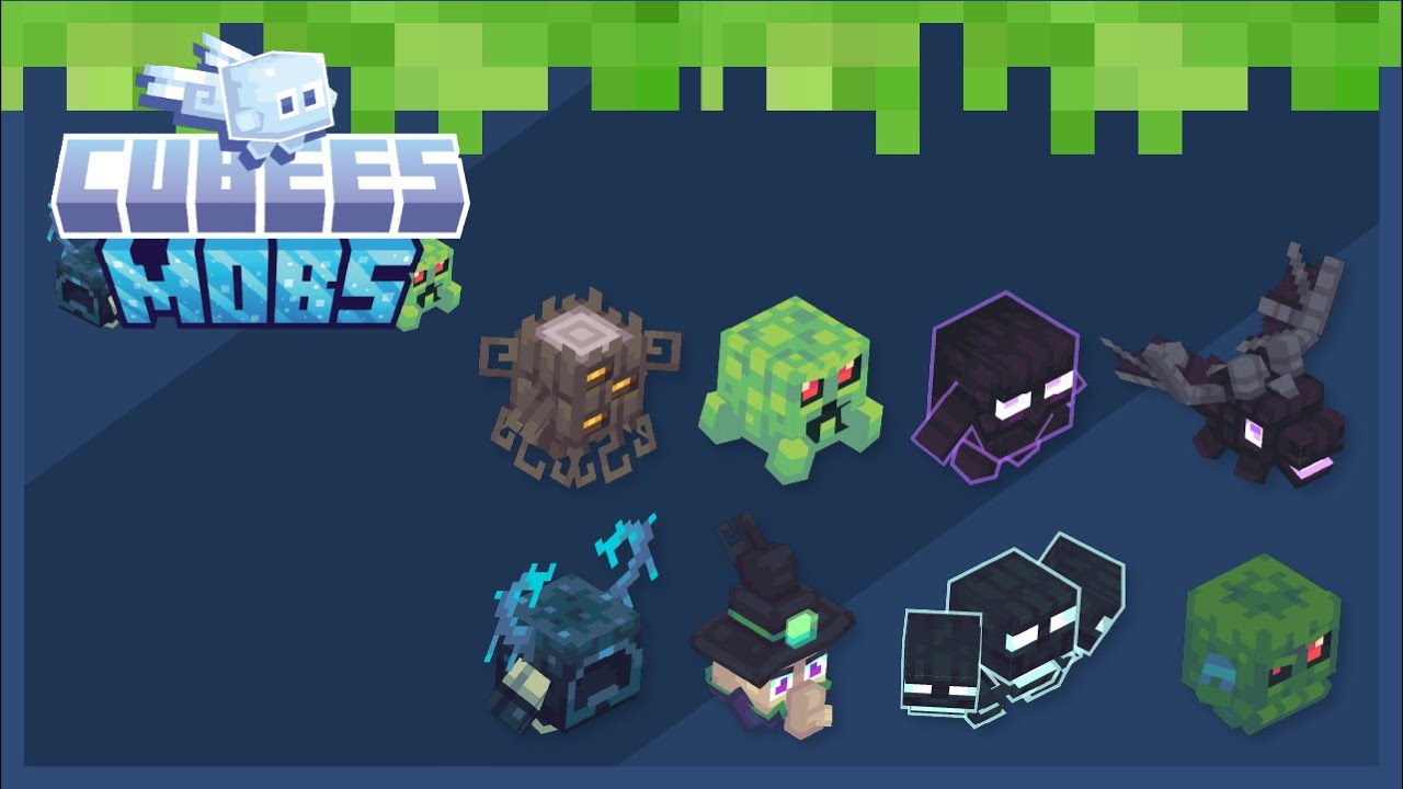 Cubees Mobs Pack - Pets & companions
