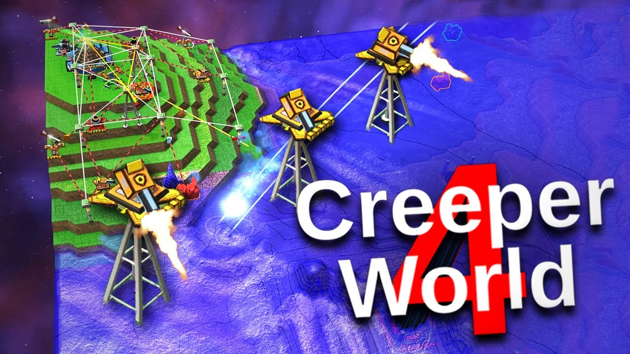 THEY HAVE CANNONS ON TOP OF PYLONS! - CREEPER WORLD 4