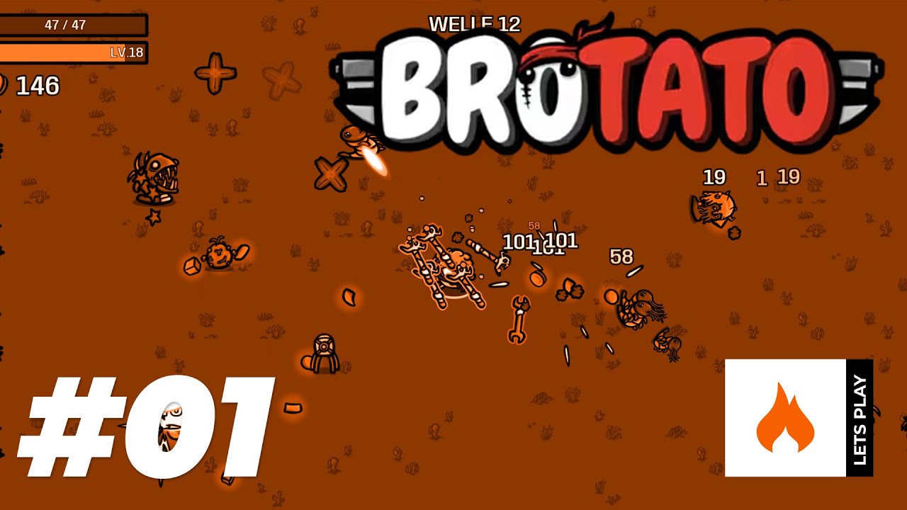 Brotato  #01 -  Wie viele Level schafft Manuel in Brotato?