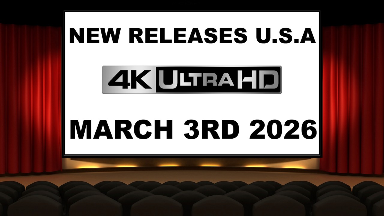 NEW 4K UHD Releases [MARCH 3RD 2026 | U.S.A | Links Included] #PHYSICALMEDIA