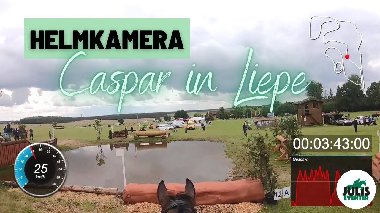 Helmkamera Caspar !! 1 Stopp, aber sooo STOLZ !! Beendet VA** in Liepe