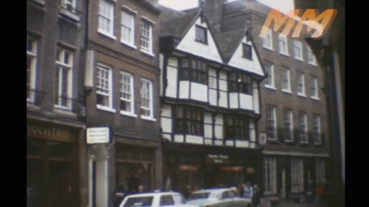 Cambridge England early 1970s old cine film 329