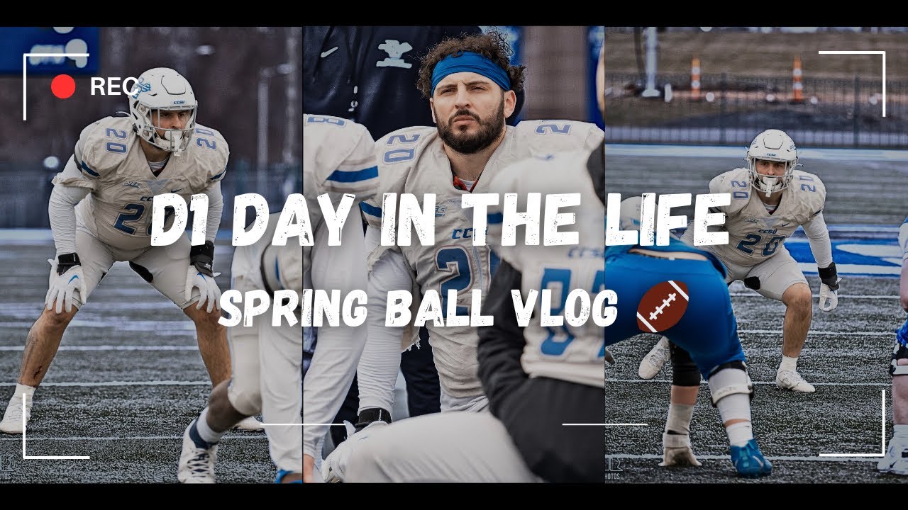 Day In the Life: D1 Football Player (Spring Ball)