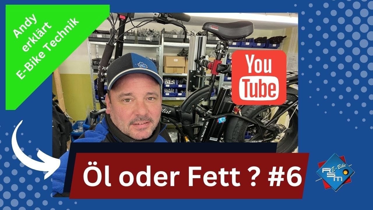# 6 Öl oder Fett ? Andy erklärt E-Bike Technik von der Firma RSM Bike  klappbar E-Bike Wohnmobil