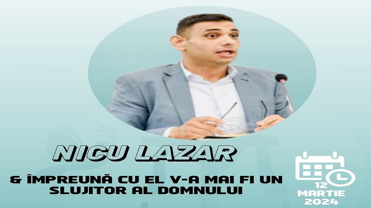 Nicu Lazar - Duhul Sfant lucreaza si azi (MaranataDamaroaia)