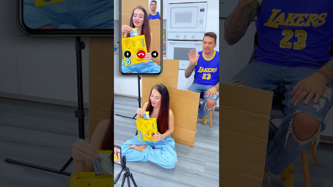 Video Call with my Boyfriend ❤️ Tutorial #shorts