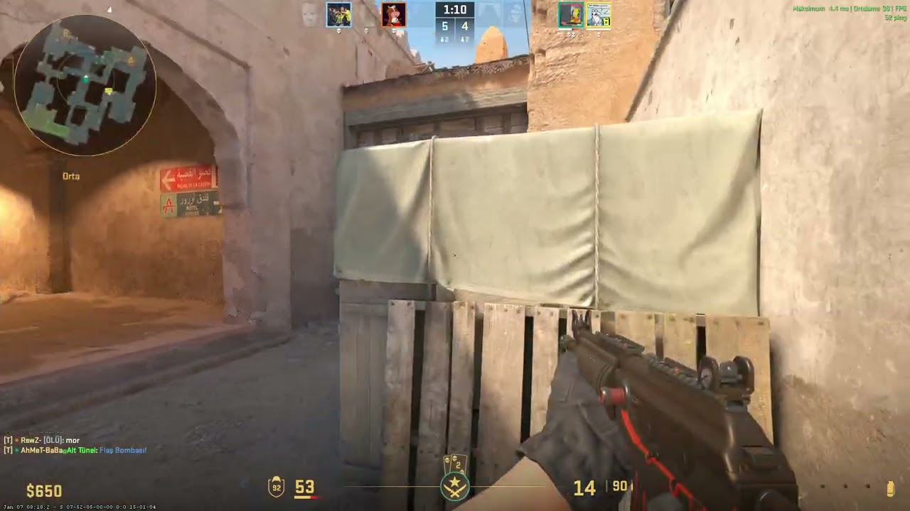 4K galil on dust2