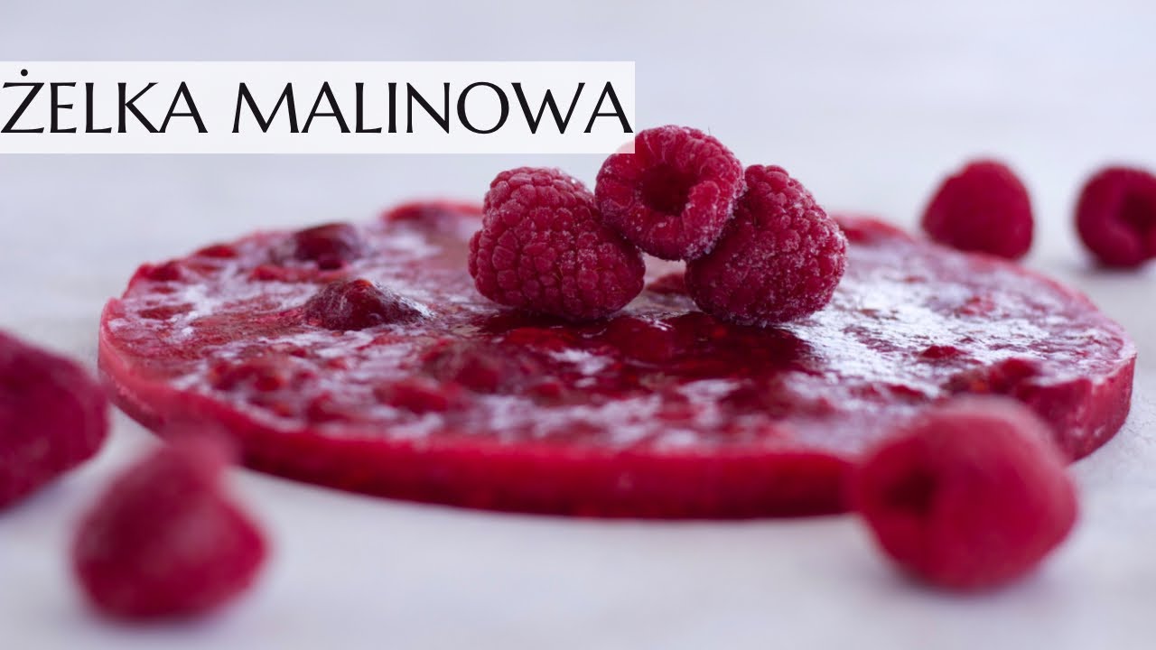 Żelka malinowa do tortu