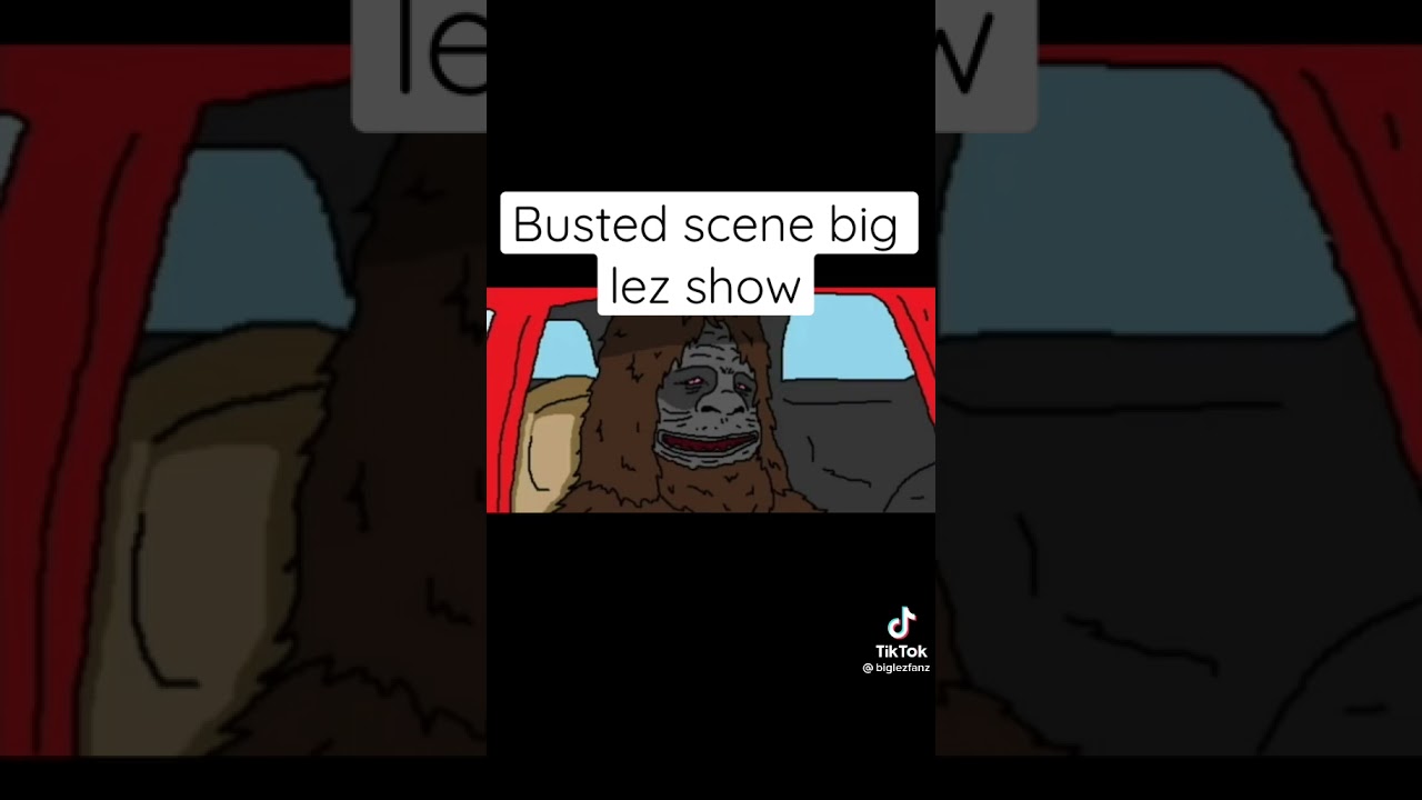 Police car scene from big lez show