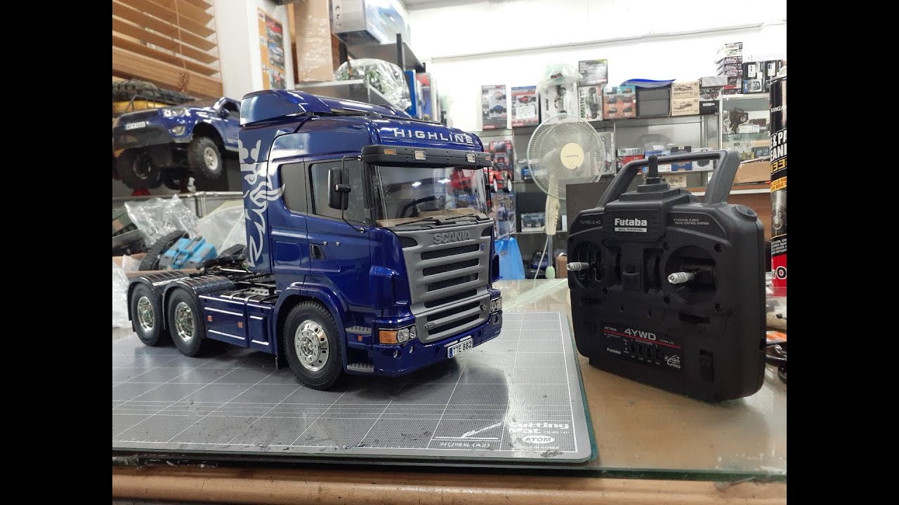 TAMIYA 1/14 트랙터 스카니아 R620 블루에디션 작업및 작동법 #tamiya #알씨매직 #올포알씨 #스카니아 #트랙터