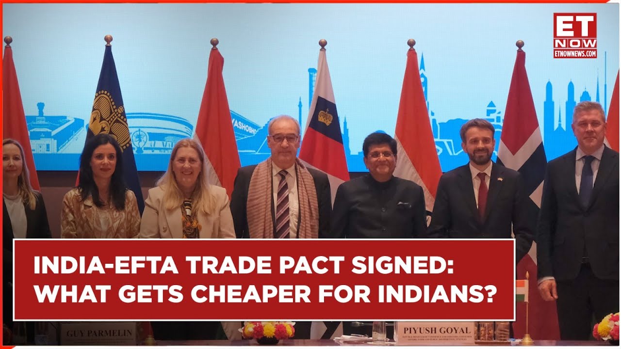 Swiss Chocolates To Diamonds To Get Cheaper? How India-EFTA Pact Benefits You | Piyush Goyal