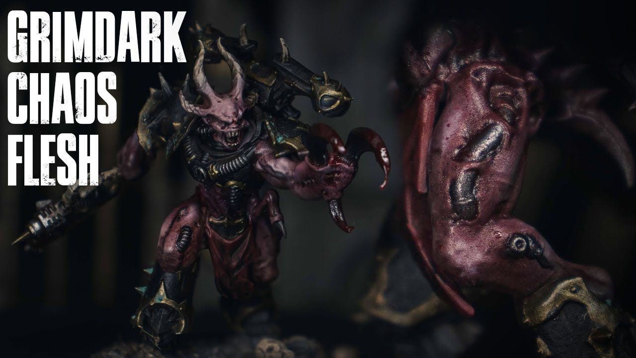 Chaos Possessed || Grimdark Skin Tutorial || Warhammer 40k