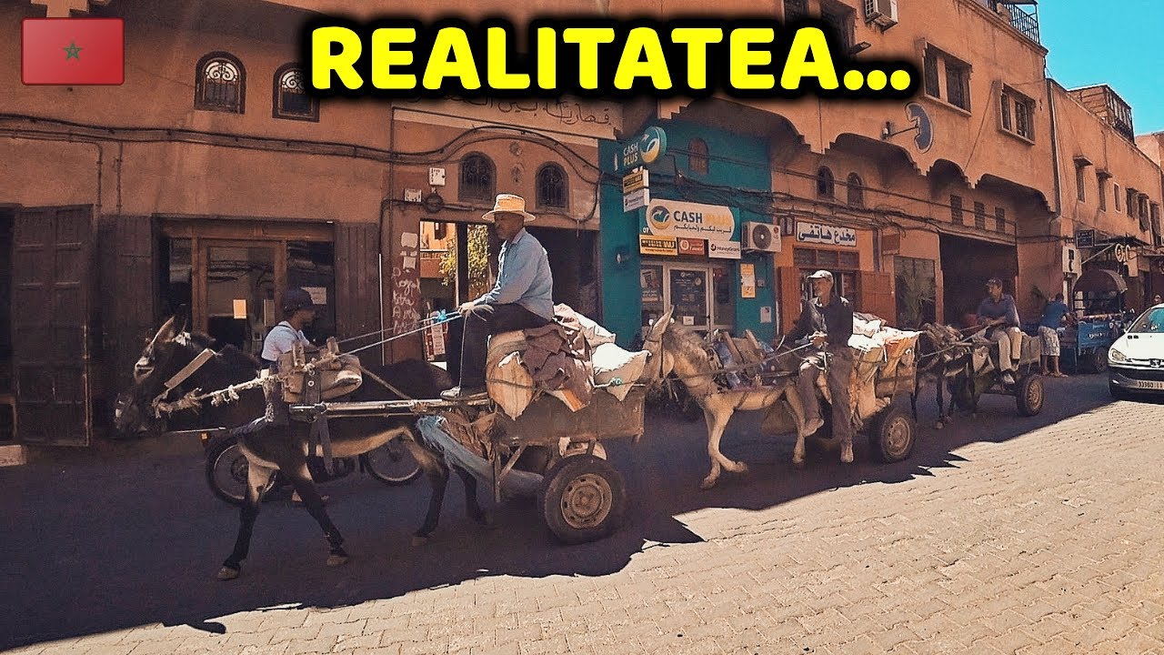 VIATA REALA INTRE ZIDURILE DIN MARRAKECH, DEPARTE DE OCHII TURISTILOR. PERICOL?