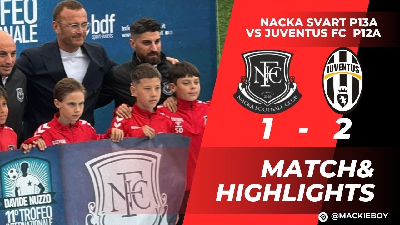 Juventus U12A vs Nacka Svart B13– Tight Tournament Battle (2–1) ⚽