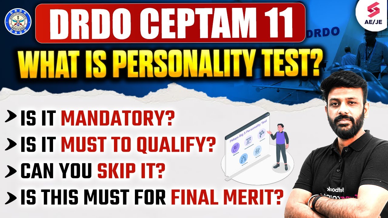DRDO CEPTAM 11 Recruitment 2025 | DRDO CEPTAM Personality Test Complete Details by Rahul Sir