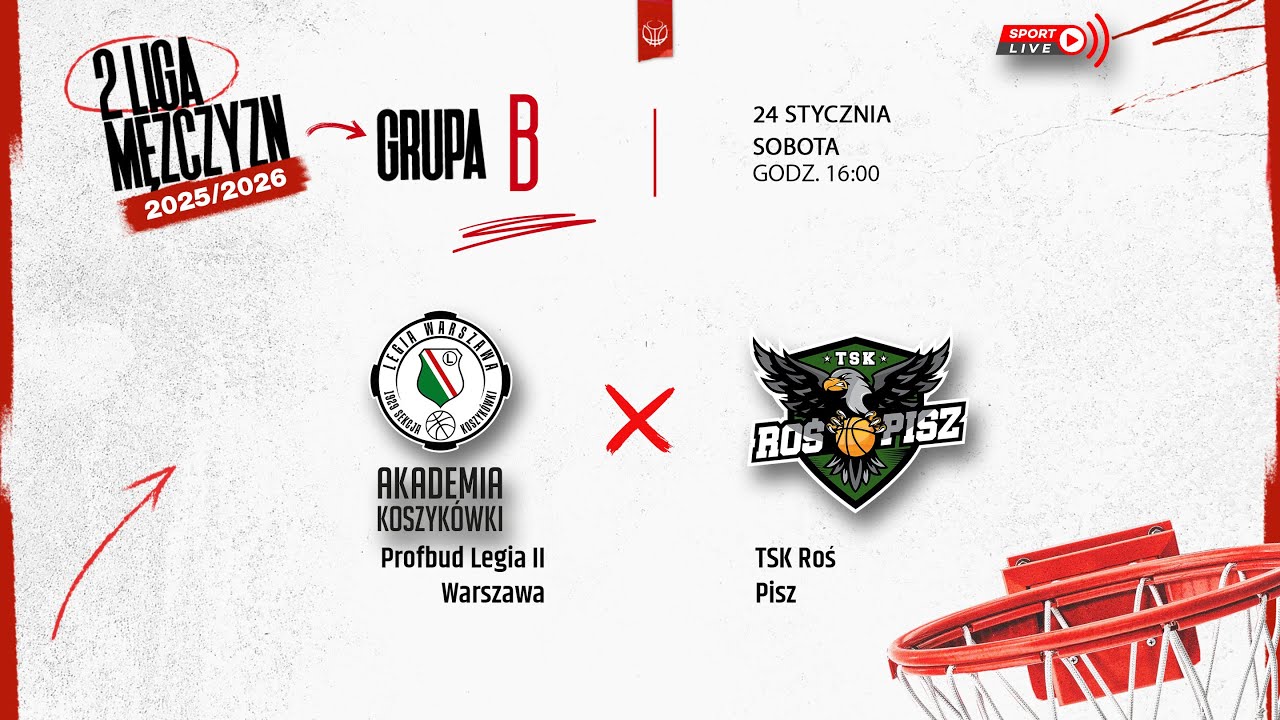 Profbud Legia II Warszawa - TSK Roś Pisz (2 LM)