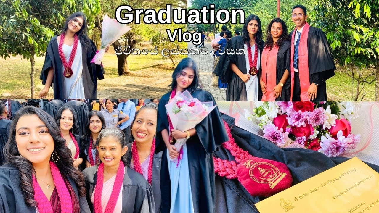 Graduation Vlog🎓රජරට ගෙවුණු සරසවි දිවියේ අවසානය! Class of 2025 and life updates.
