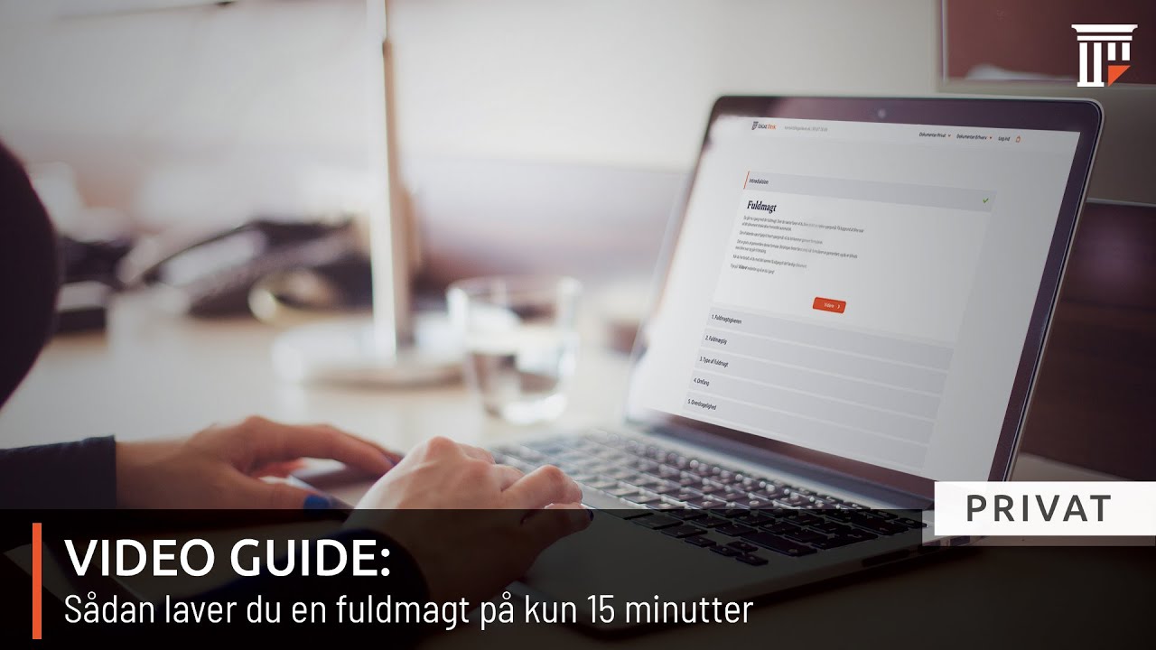 Sådan laver du selv en Fuldmagt