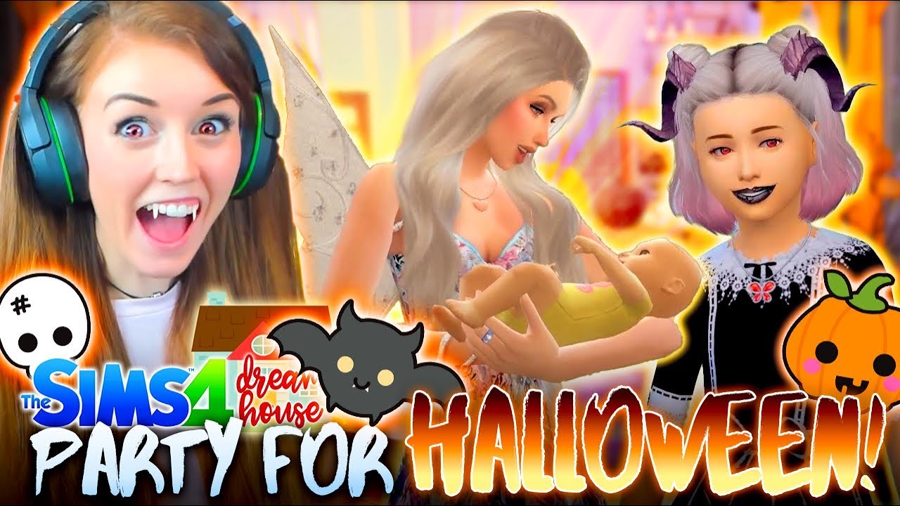 👶EMILY'S NEW BABY + 🎃HALLOWEEN PARTY! (👻The Sims 4 Halloween Special #57🎃)