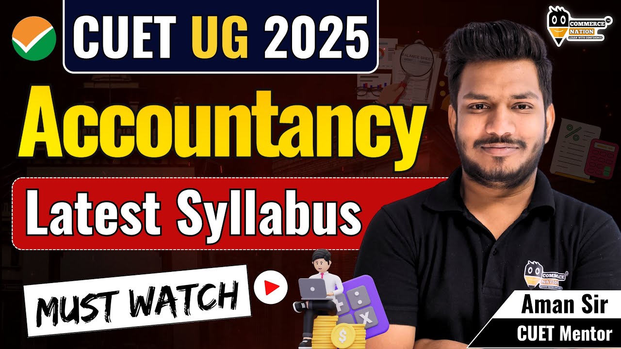CUET UG B.COM 2025 || Accountance Official Latest Syllabus || bhu b.com Syllabus || Cuet bcom
