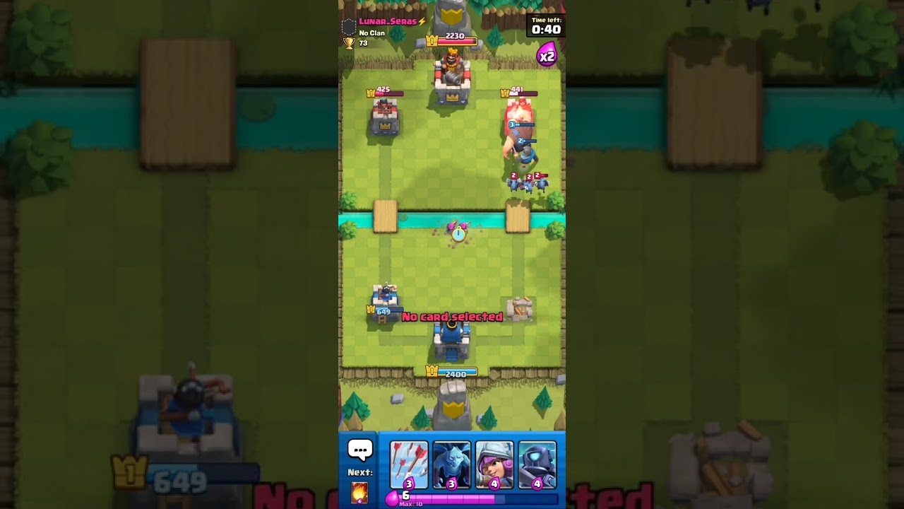 #clashroyale #Viral short video #clashofclans​ #megaknight​castigado, no habra videos casi por 1 m