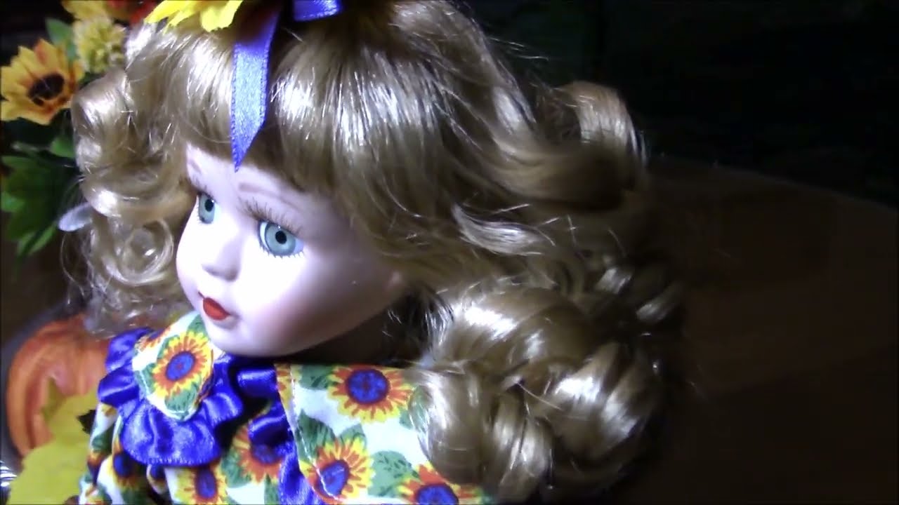 Bisque Porcelain Doll  -  Victorian Garden Collection -  KMart Exclusive -   Quick Doll Cabinet Tour