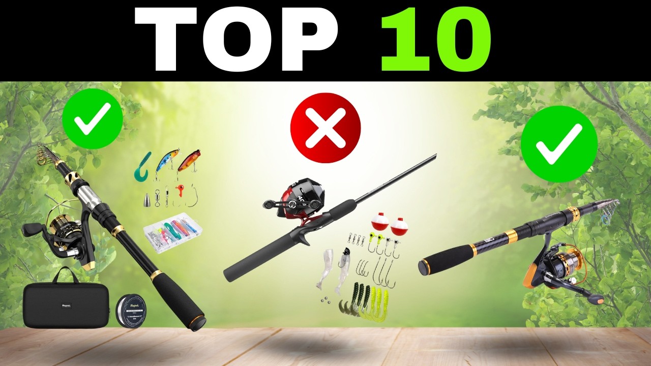 ✅Top 10 MEJORES Cañas de Pescar Spinning Telescópicas BARATAS Amazon [2026]🎣[Calidad-Precio] Carrete