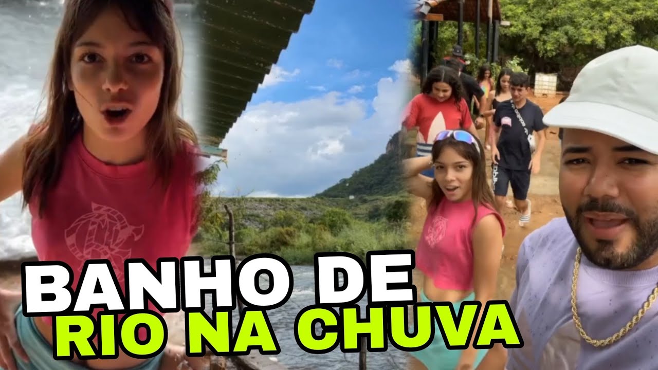 🔥 HYTALO SANTOS LEVA SUA TURMA PRA TOMAR BANHO DE RIO NA CHUVA | ANDYN | KAMYLINHA | ALLAN | EURO