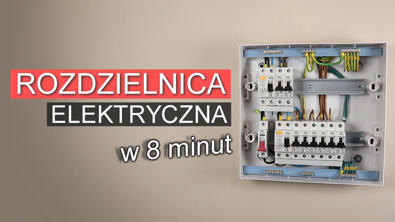 Montaż i podłączenie rozdzielnicy w 8 minut | aparatura IDEAL by Kanlux