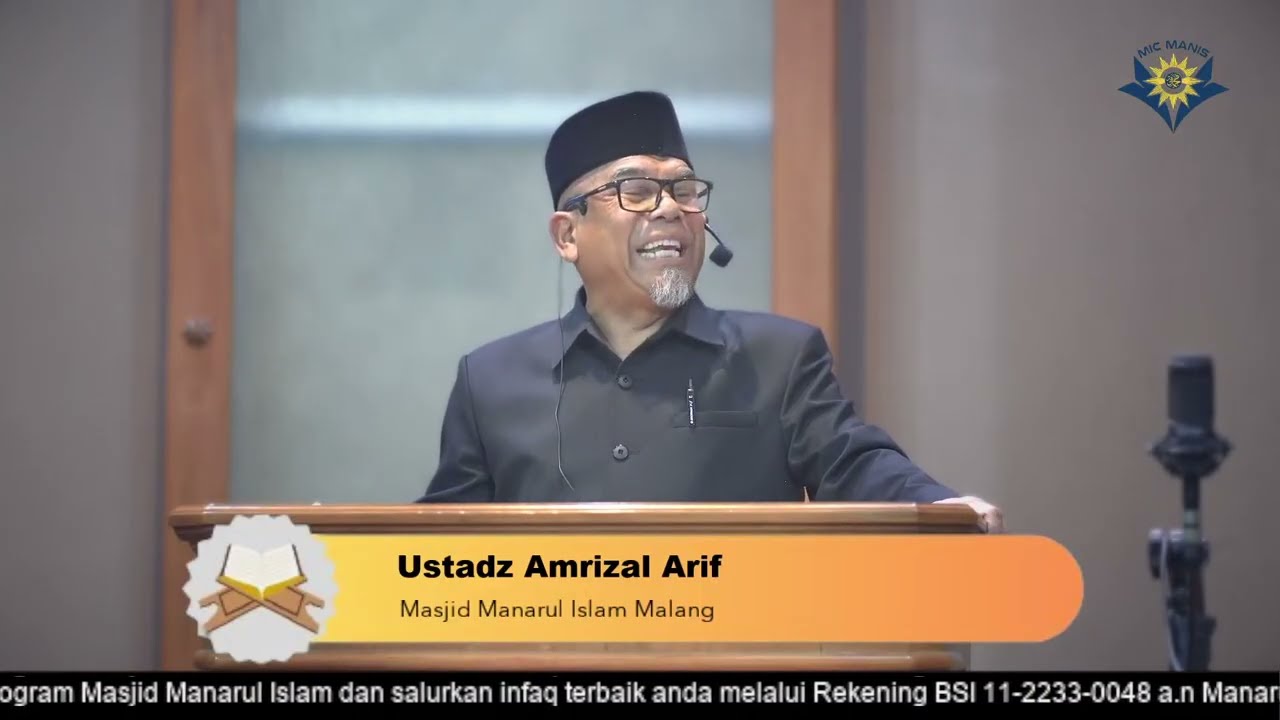 Kultum Tarawih | Ustadz Amrizal Arif