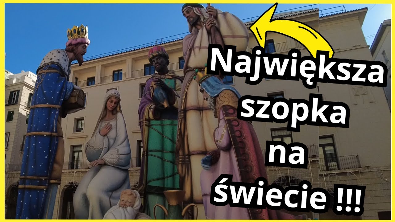 Zwiedzamy Alicante - Szopka Bożonarodzeniowa i ulica z Grzybkami ! #vlog68