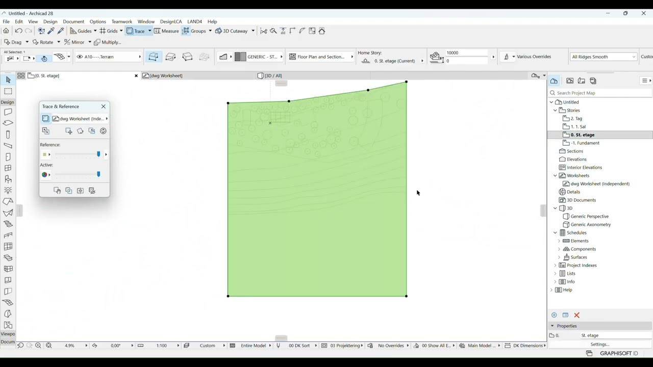 Archicad-kursus: Basis 14 – Indsæt DWG