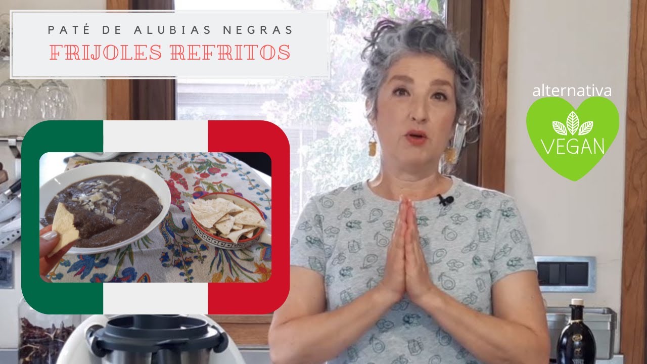 💥FRIJOLES REFRITOS | PATE DE ALUBIAS NEGRAS 💥 Receta mexicana con Thermomix® #vegan