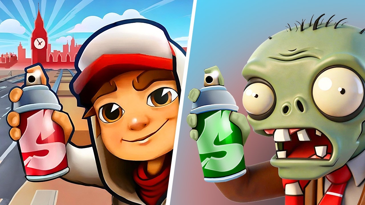 Subway Surfers VS PVZ Zombie Runner, Subway Surfers New Update London Lucky Creatures, Subway Surf