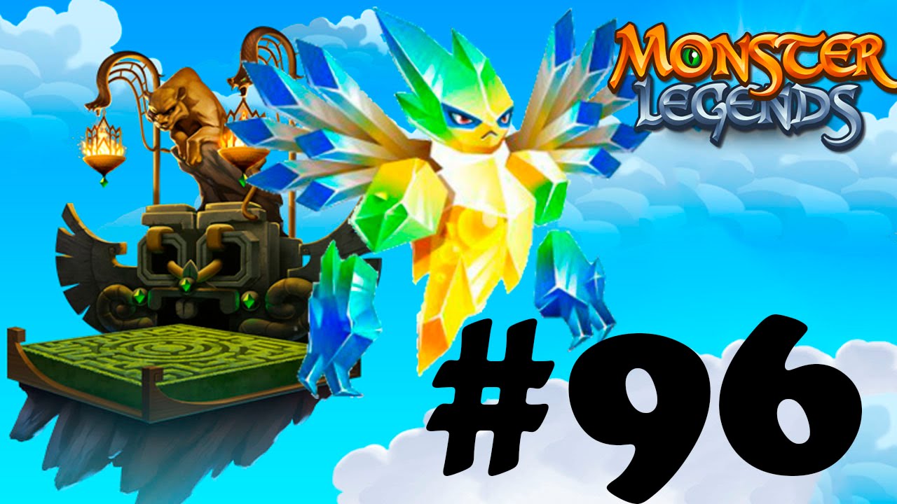 PulsePrism Monster Legends 96 -  Мифилогический остров редкий Пульспризма