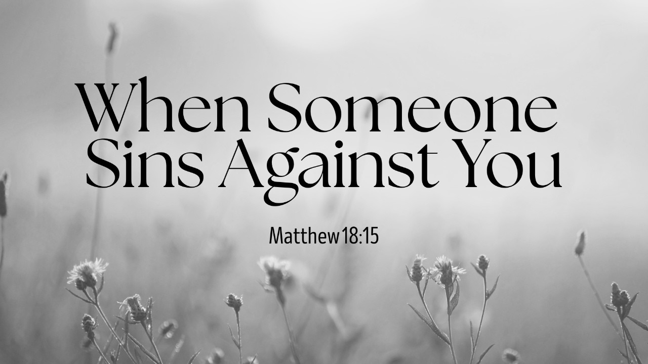 When Someone Sins against you UBIC Church Service