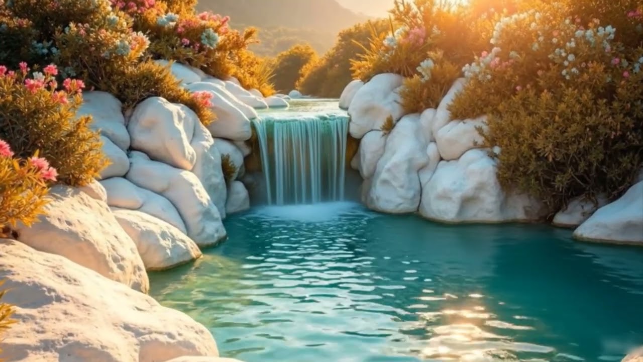 Relaxing Beautiful Music, Peaceful Instrumental Music in video in 4k, 