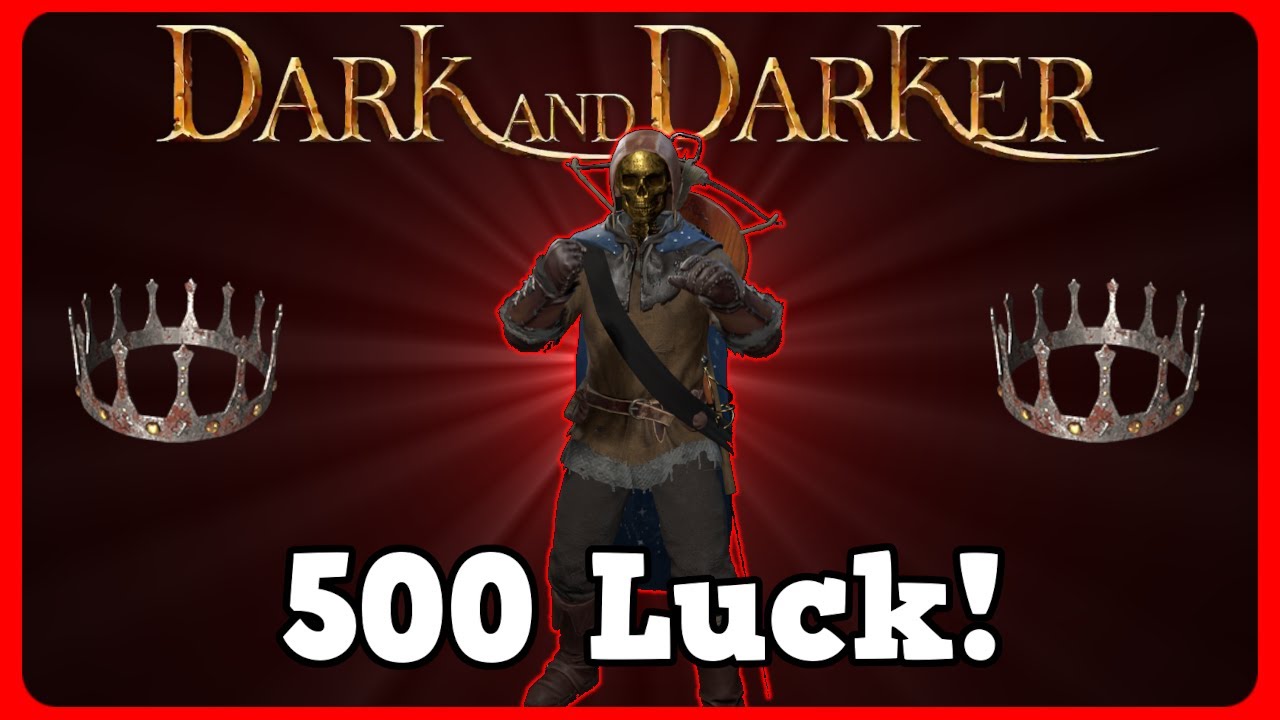 500 Luck Boss Gold Hoard One Life Bard | Speed Loot | Solo High Roller Highlights | Dark and Darker