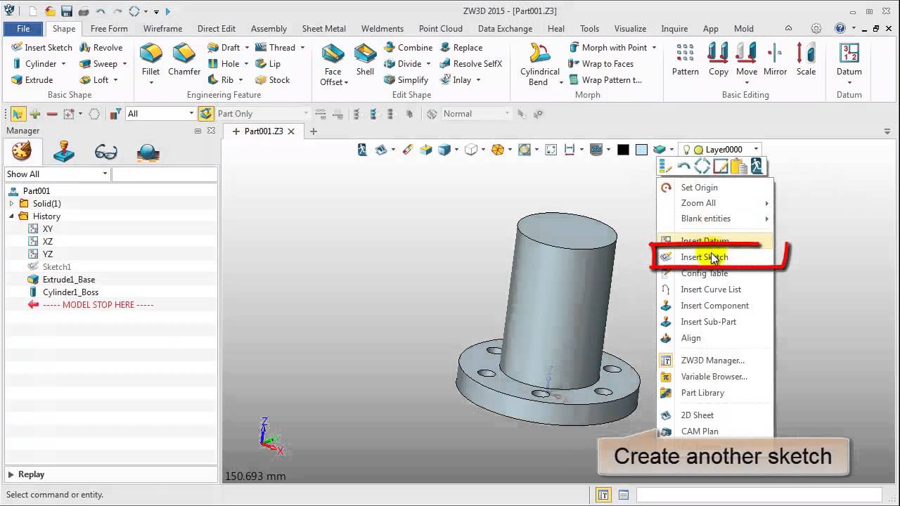 ZW3D CAD Workflow