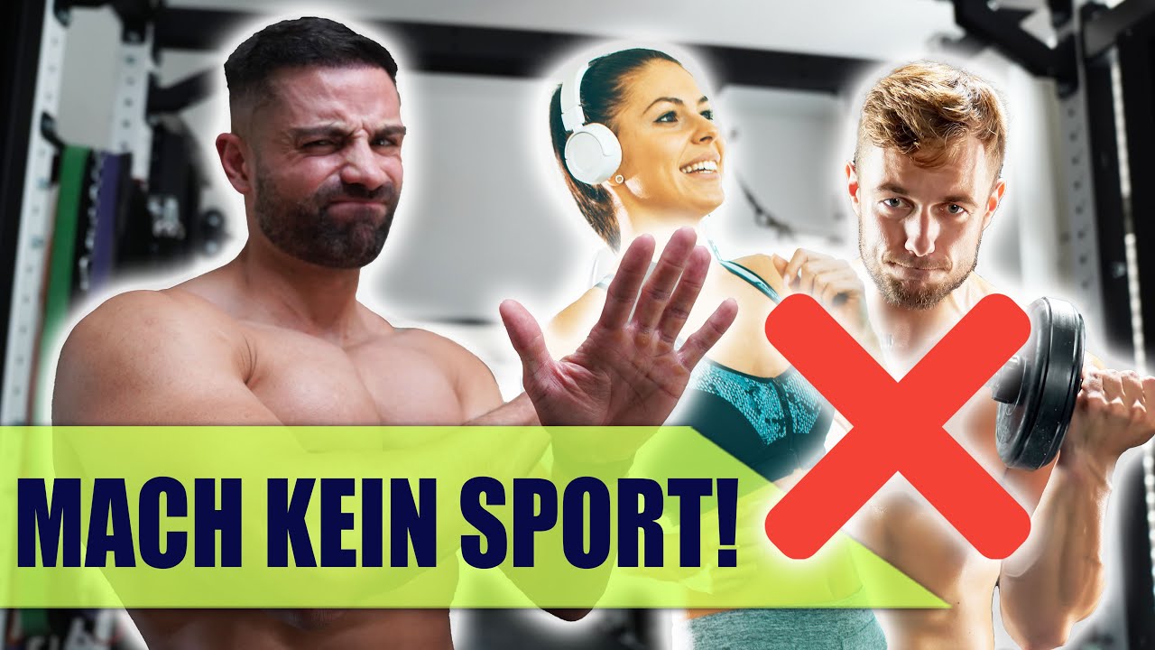 5 GUTE GR&Uuml;NDE GEGEN SPORT❌HEFTIGE NEBENWIRKUNGEN!