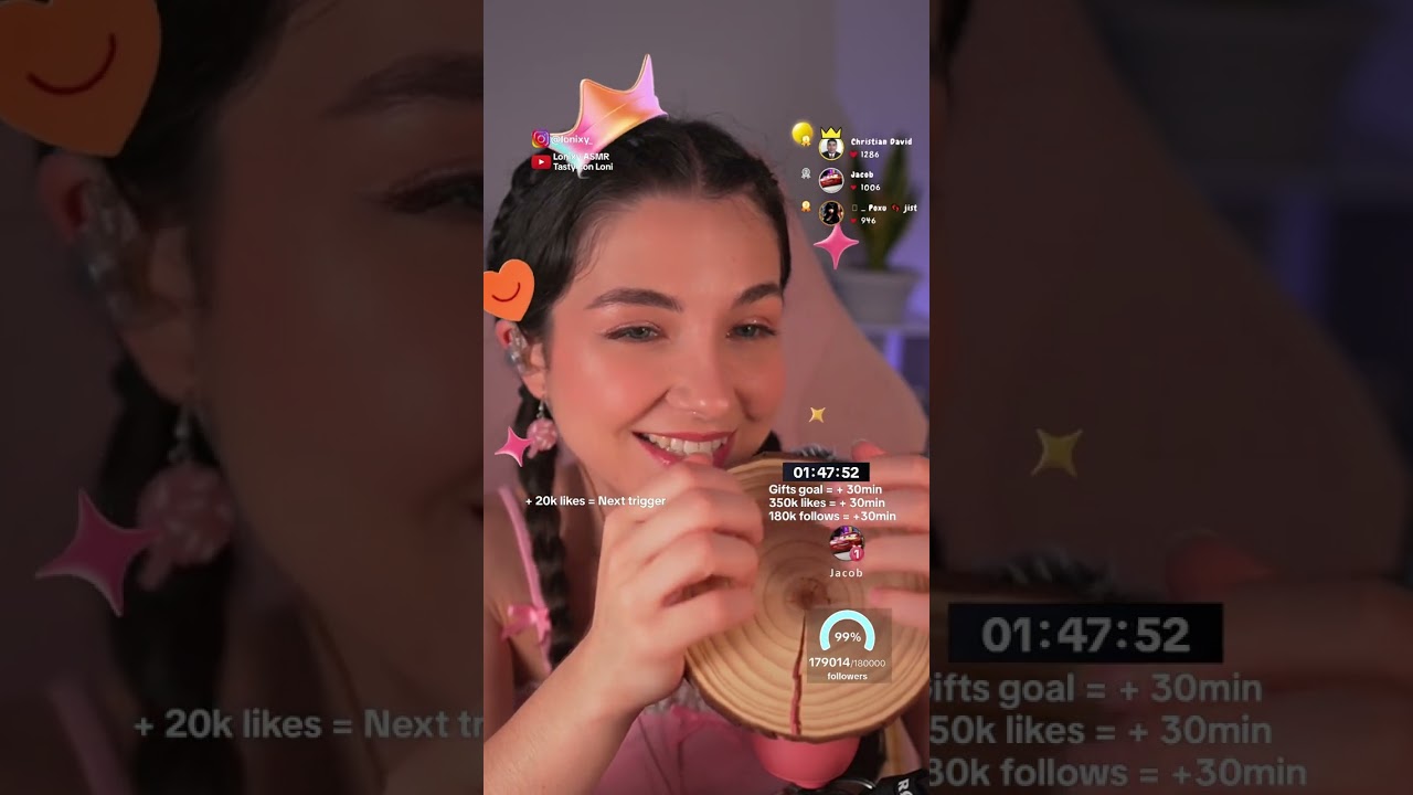 3h ASMR Random triggers and relax - Full TikTok Lives #121 | Lonixy Lives