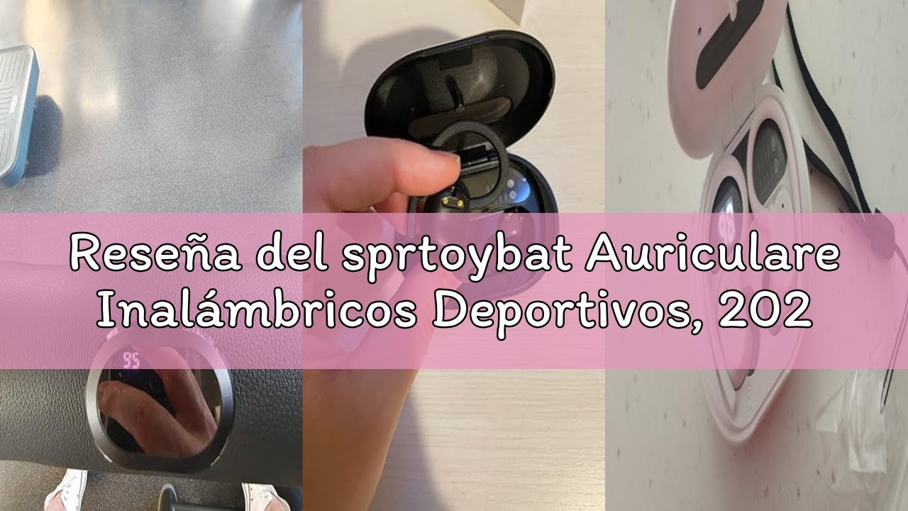 Reseña del sprtoybat Auriculare Inalámbricos Deportivos, 2026 Nueva Auriculares Bluetooth 5.3 con HD